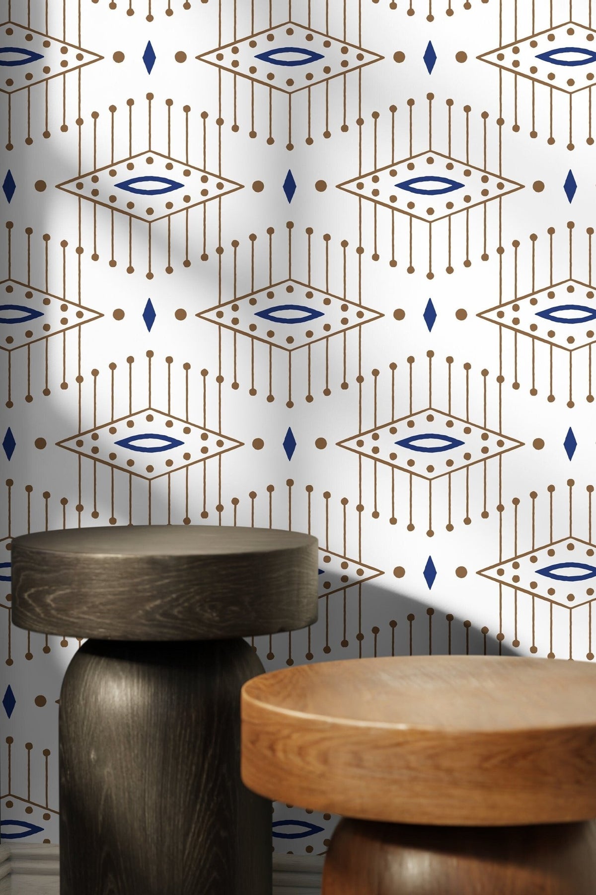 Geometric Harmony Wallpaper - C838 - WallTrend