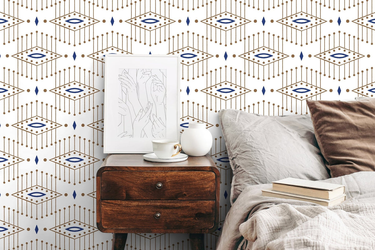 Geometric Harmony Wallpaper - C838 - WallTrend