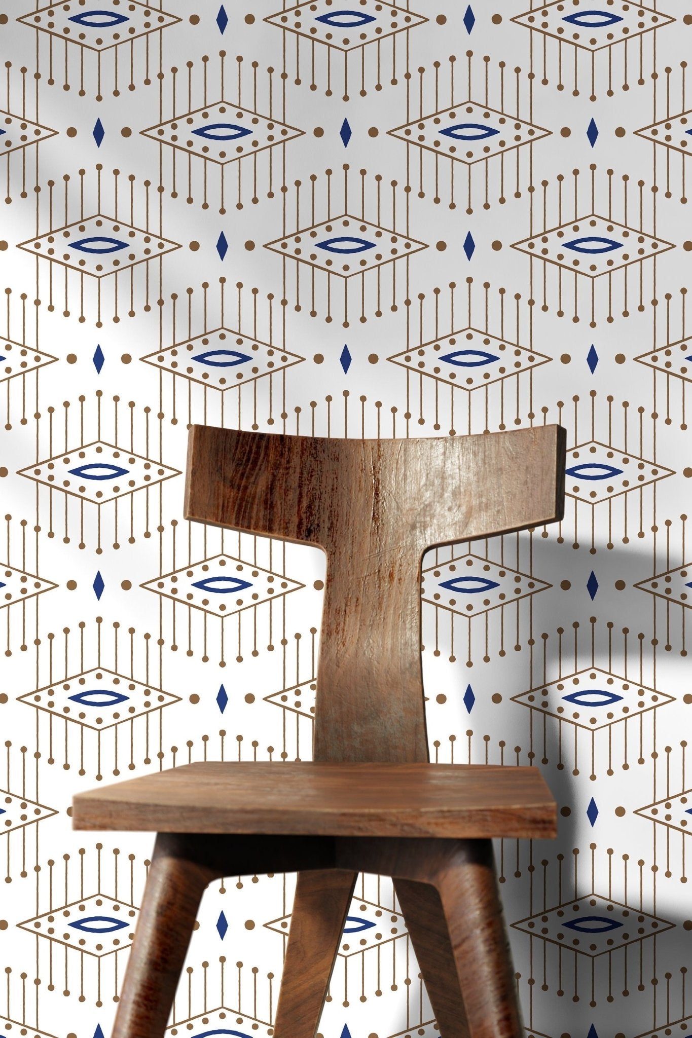 Geometric Harmony Wallpaper - C838 - WallTrend