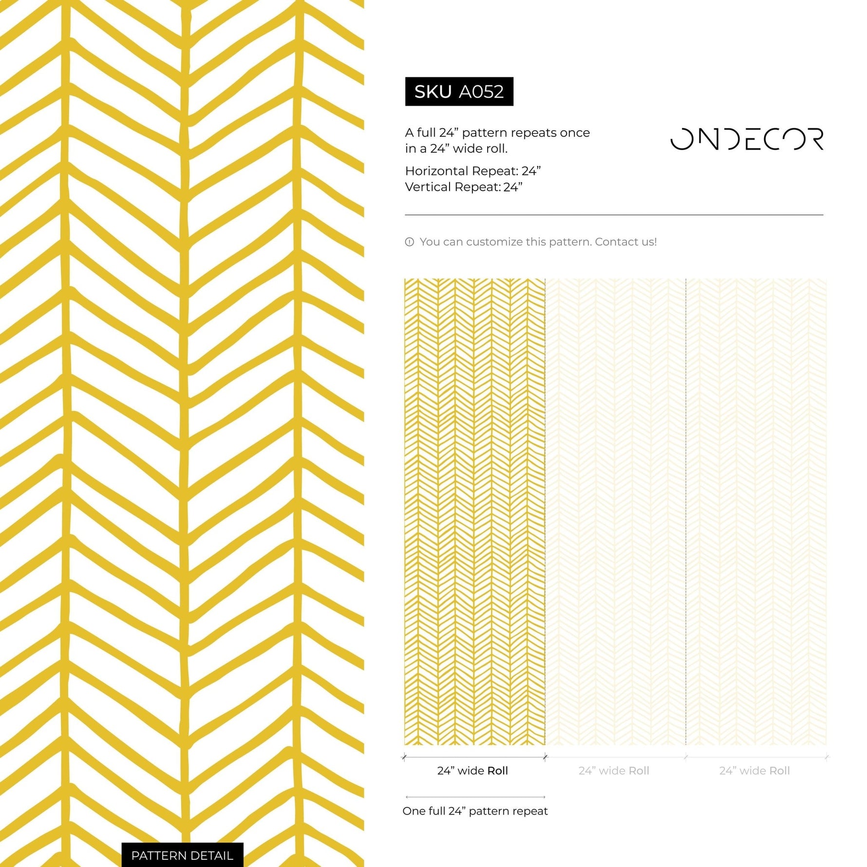 Geometric Herringbone Wallpaper - A052 - WallTrend