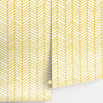 Geometric Herringbone Wallpaper - A052 - WallTrend