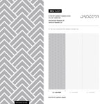 Geometric Herringbone Wallpaper - A329 - WallTrend