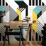 Geometric Illusion Wallpaper - B042 - WallTrend