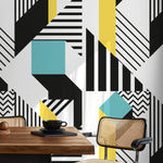 Geometric Illusion Wallpaper - B042 - WallTrend