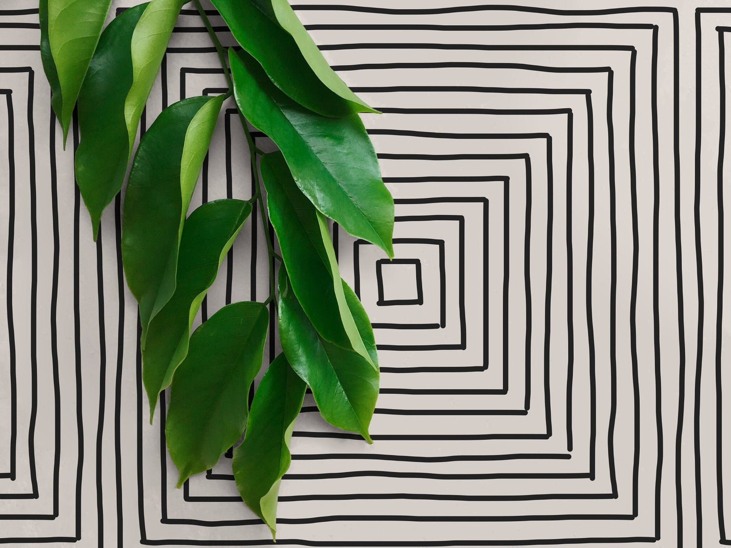 Geometric Illusion Wallpaper - C277 - WallTrend