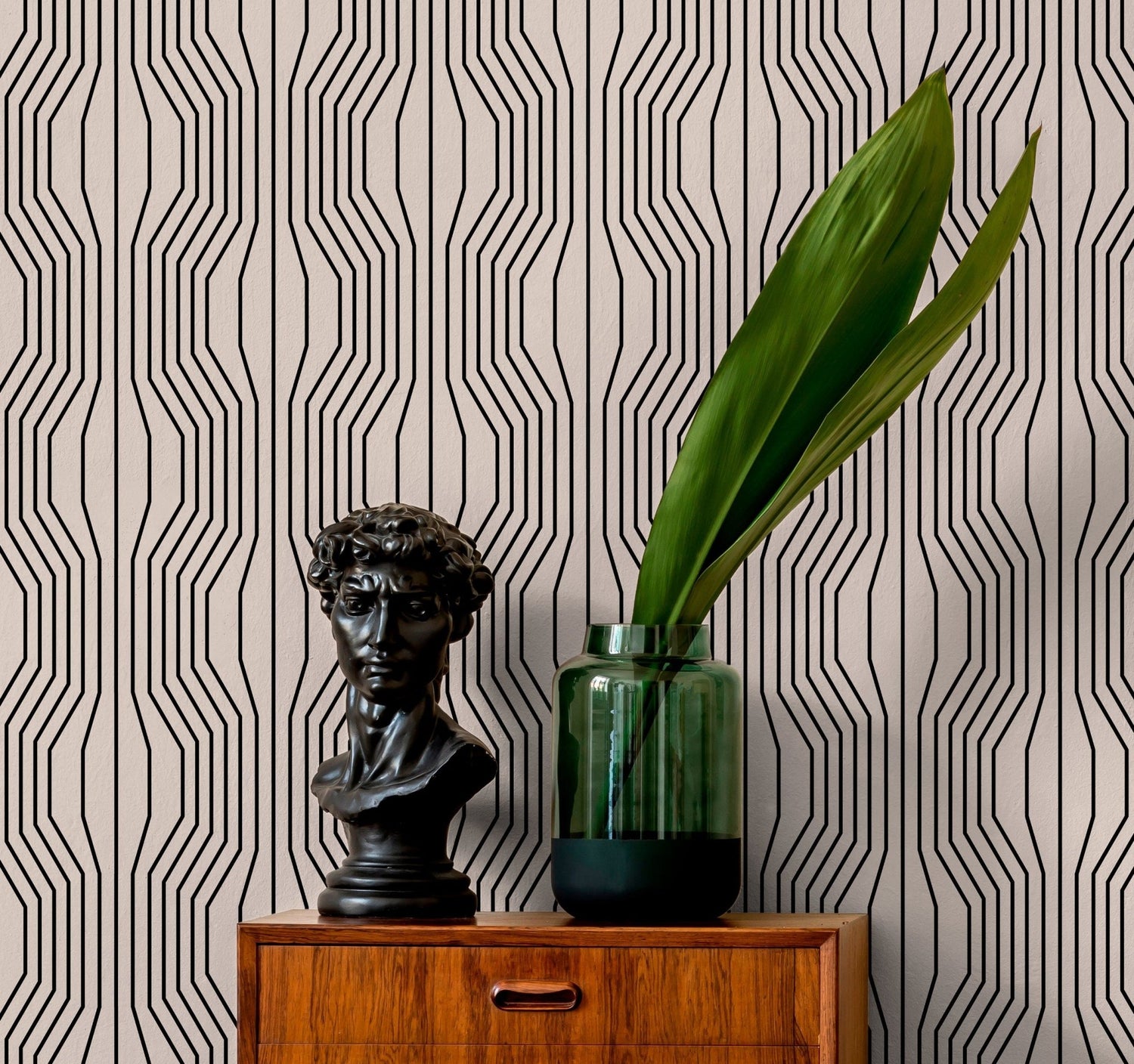 Geometric Illusion Wallpaper - C303 - WallTrend