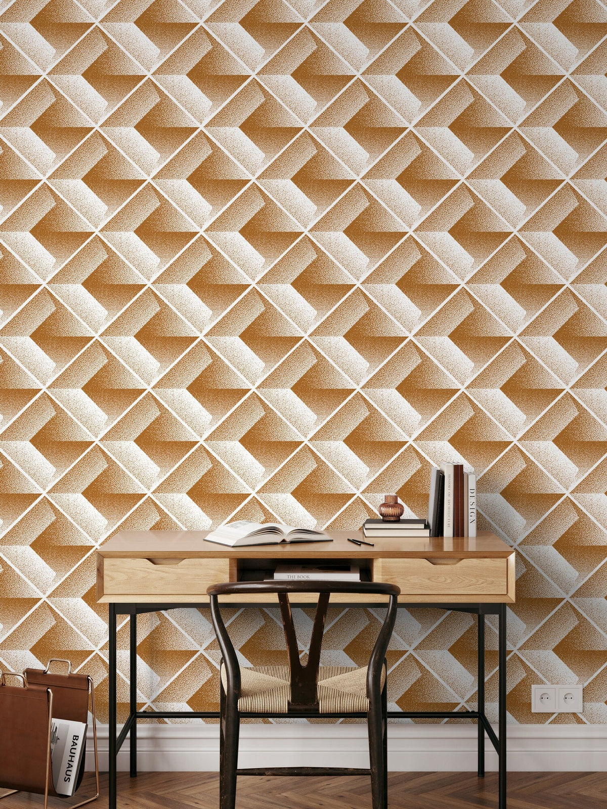 Geometric Illusion Wallpaper - C469 - WallTrend