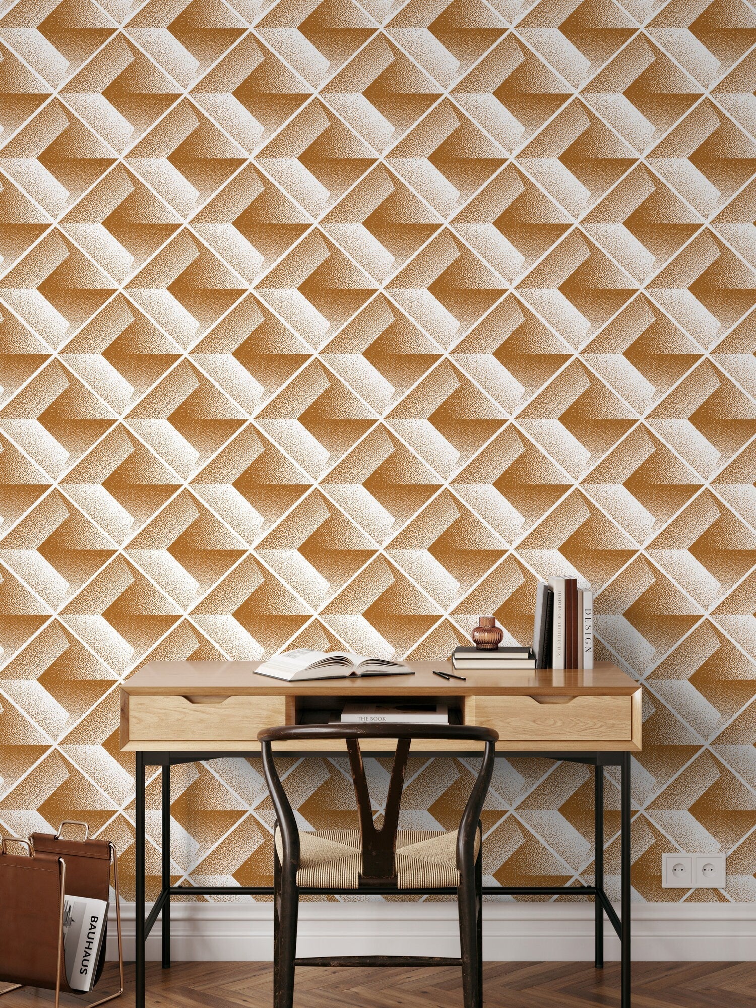 Geometric Illusion Wallpaper - C469 - WallTrend