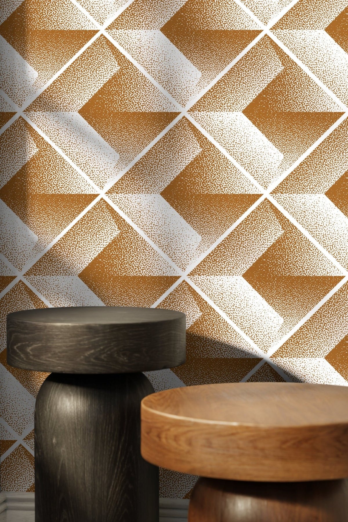 Geometric Illusion Wallpaper - C469 - WallTrend