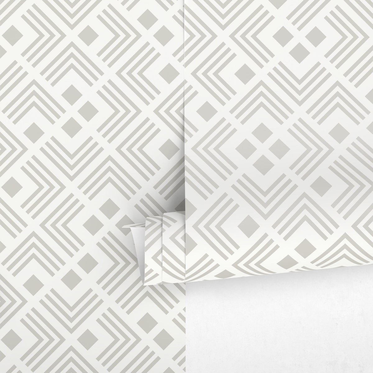 Geometric Illusion Wallpaper - C556 - WallTrend