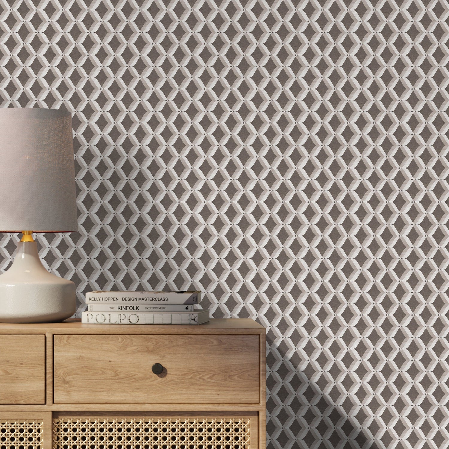 Geometric Interlace Wallpaper - X022 - WallTrend