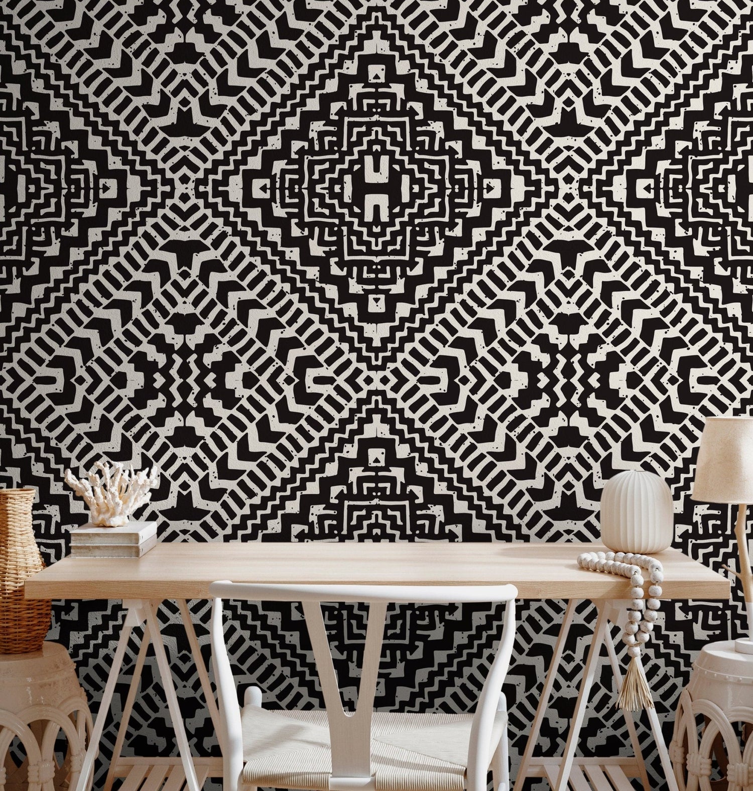 Geometric Intricacy Wallpaper - C377 - WallTrend