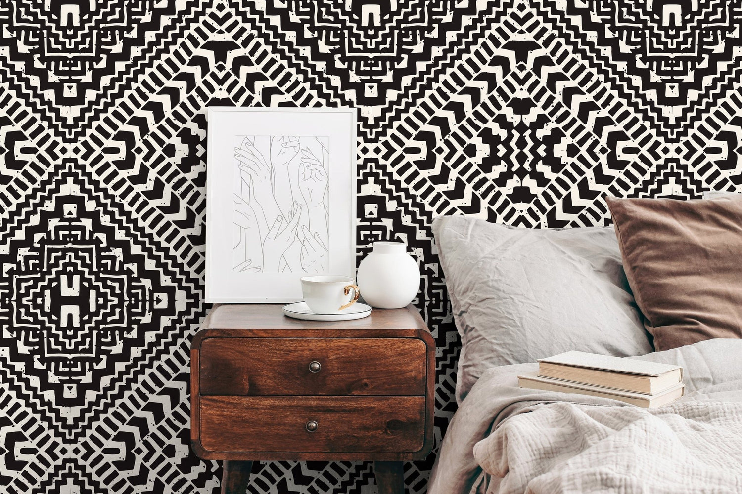 Geometric Intricacy Wallpaper - C377 - WallTrend