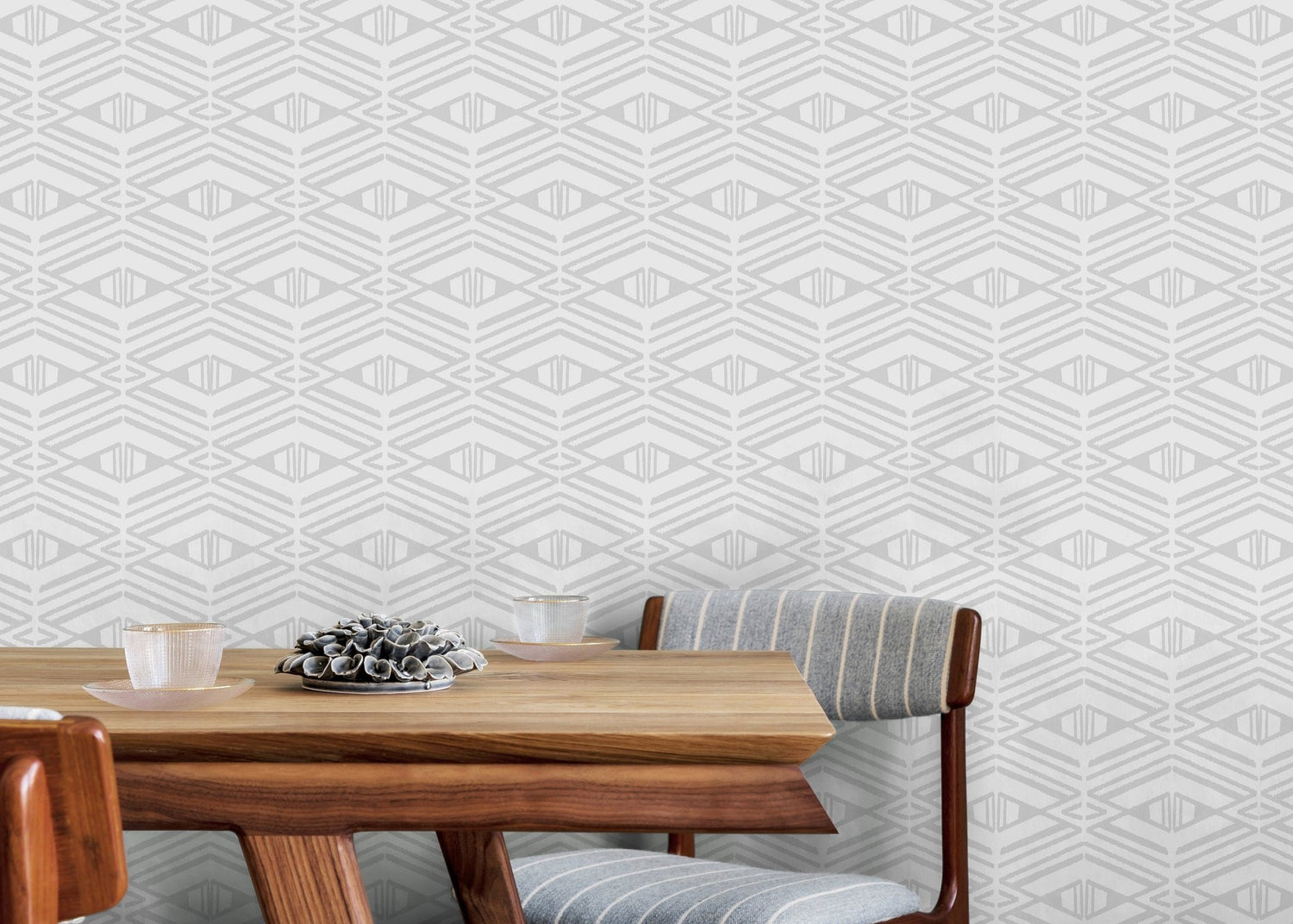 Geometric Intrigue Wallpaper - C538 - WallTrend