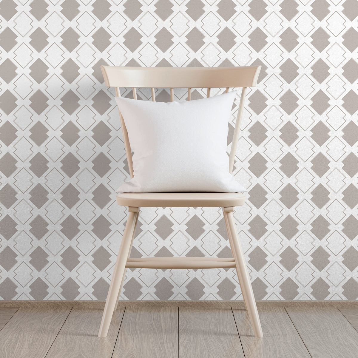 Geometric Lattice Wallpaper - C183 - WallTrend