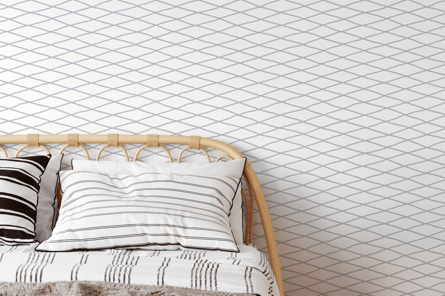 Geometric Lattice Wallpaper - D330 - WallTrend