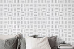 Geometric Line Art Wallpaper - B105 - WallTrend