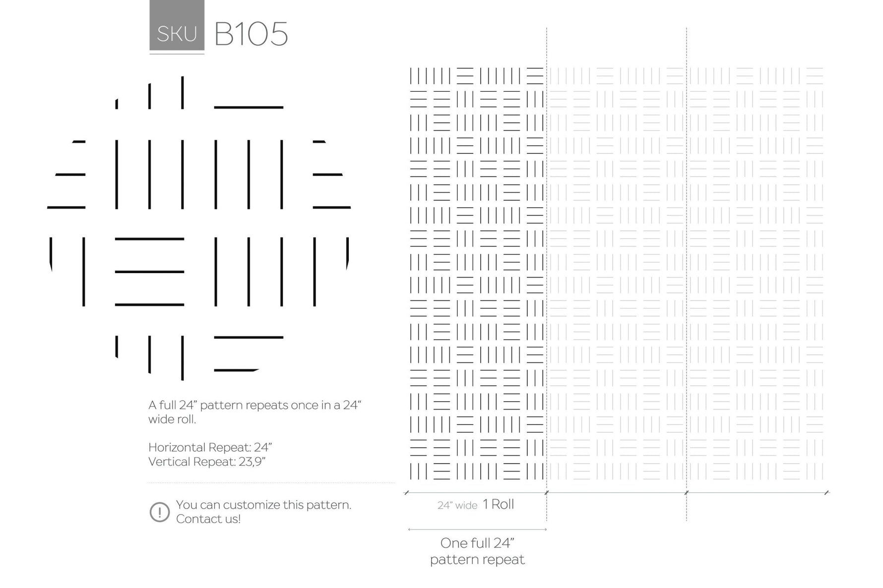 Geometric Line Art Wallpaper - B105 - WallTrend