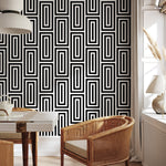 Geometric Lines Wallpaper - B098 - WallTrend