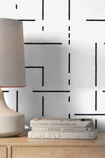 Geometric Lines Wallpaper - C536 - WallTrend