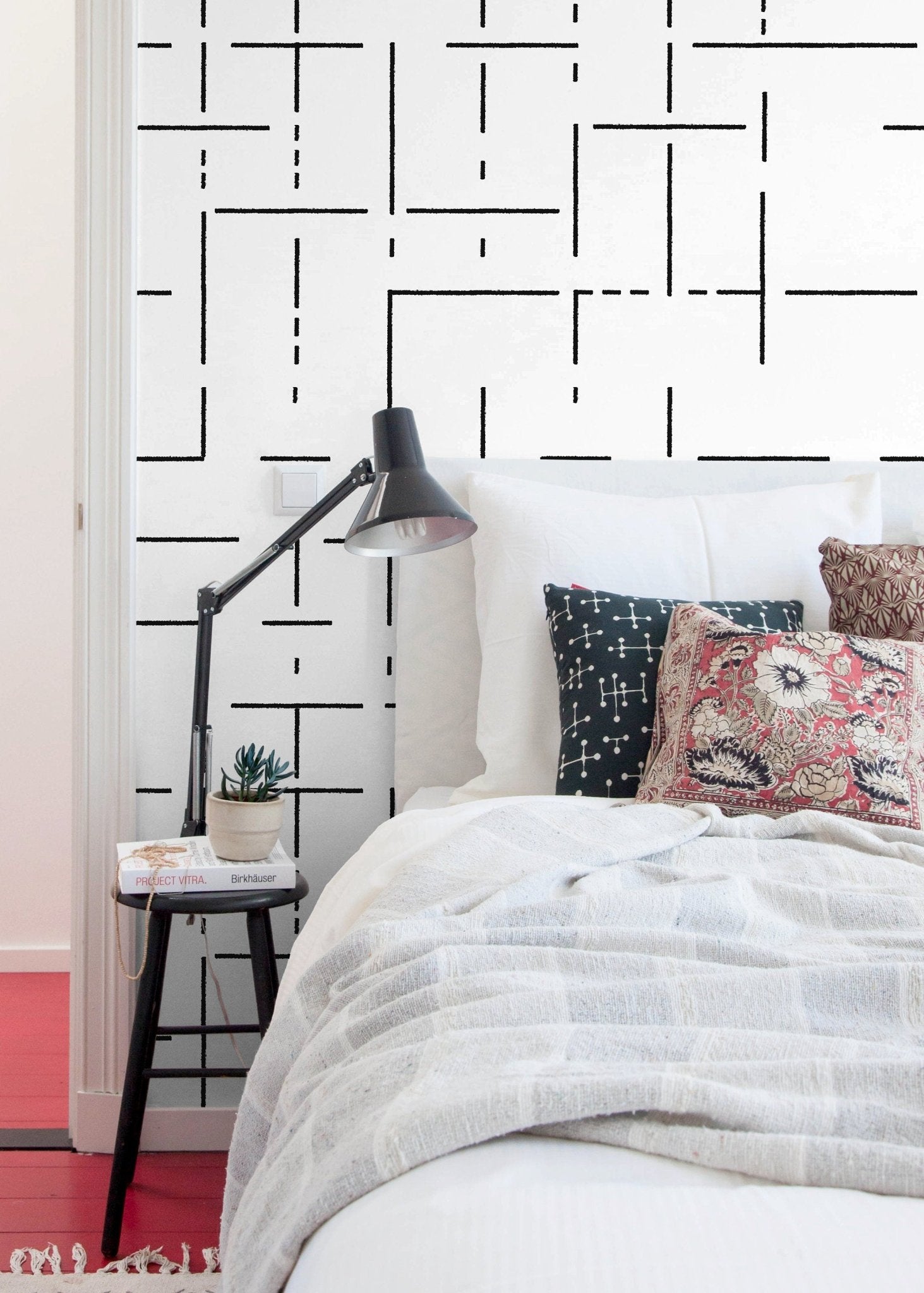 Geometric Lines Wallpaper - C536 - WallTrend