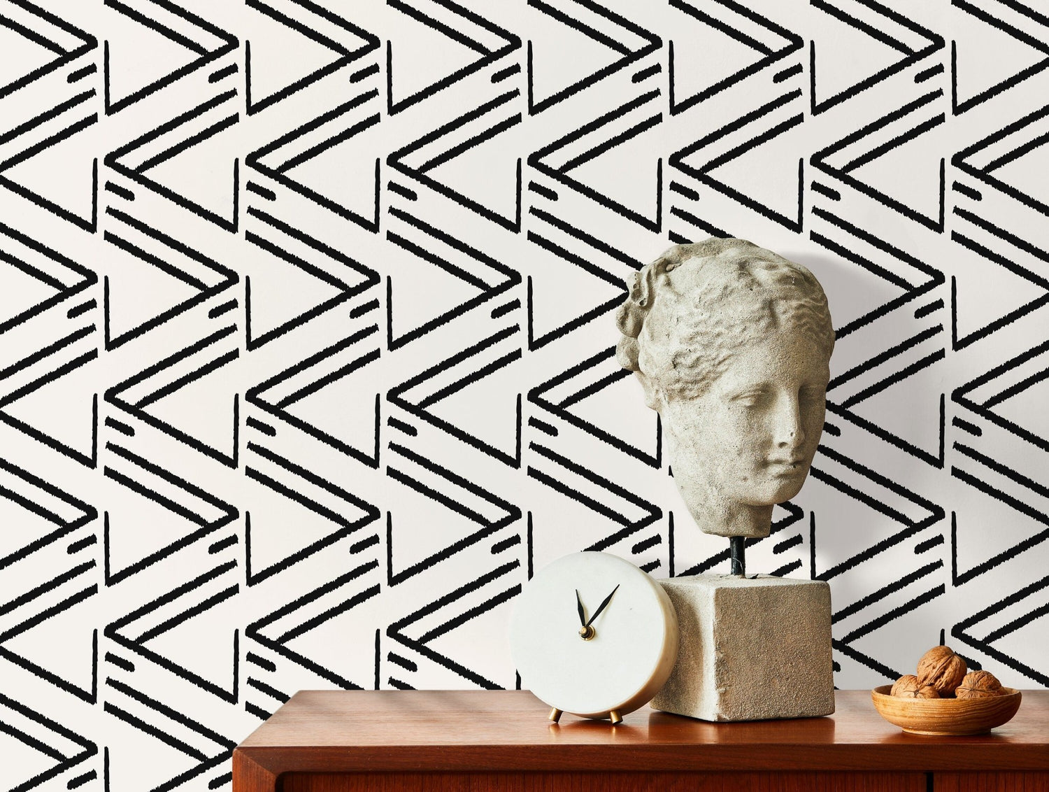 Geometric Precision Wallpaper - C540 - WallTrend