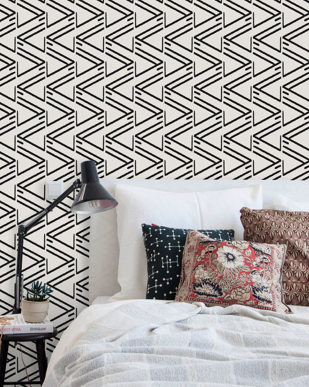 Geometric Precision Wallpaper - C540 - WallTrend