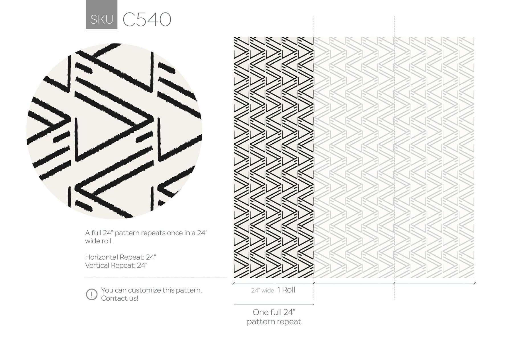 Geometric Precision Wallpaper - C540 - WallTrend