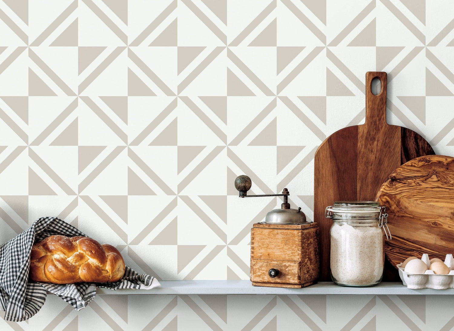 Geometric Precision Wallpaper - C555 - WallTrend