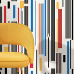Geometric Rectangle Wallpaper Modern Wallpaper Peel and Stick and Traditional Wallpaper - D741 - WallTrend