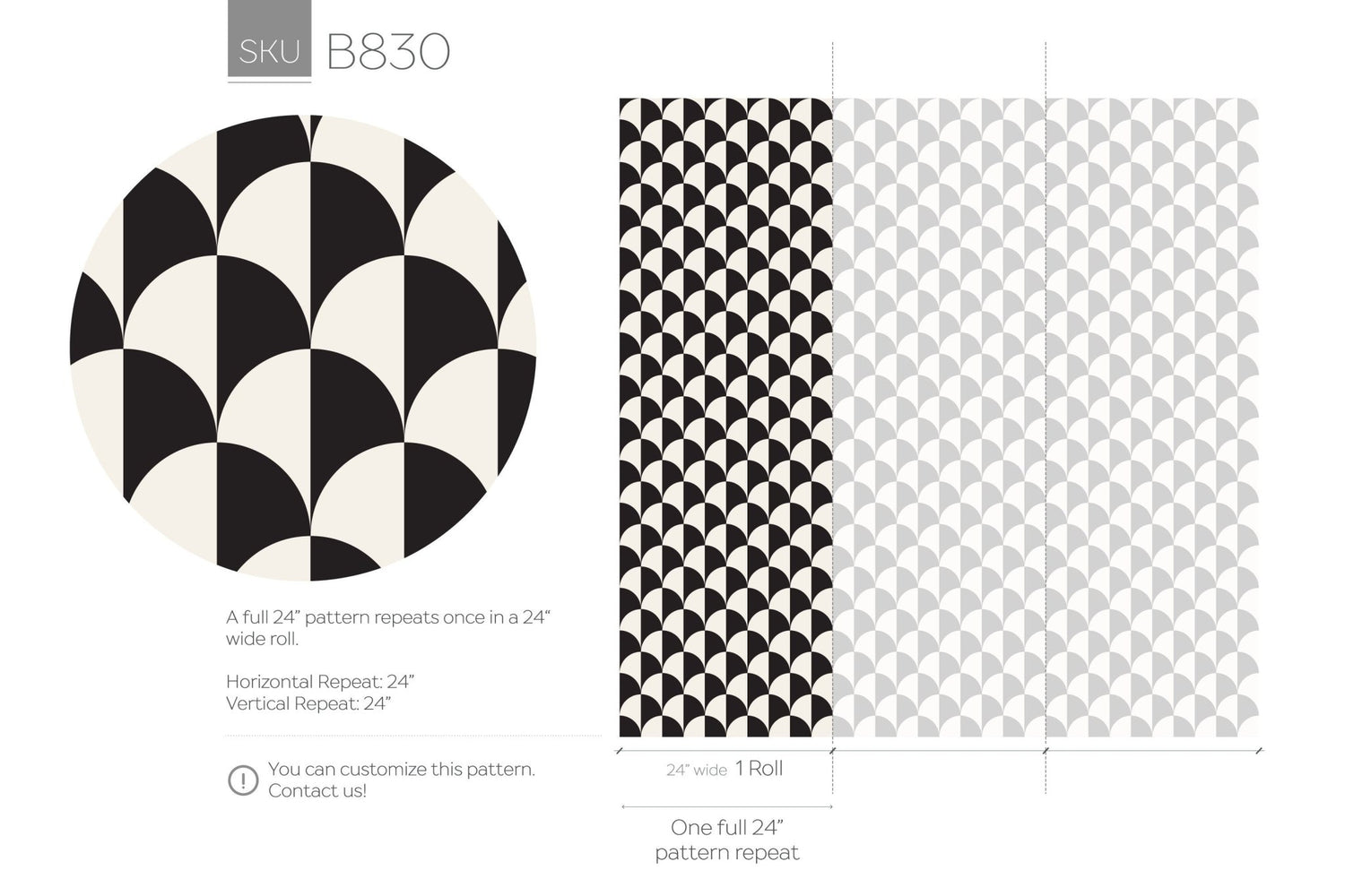 Geometric Scales Wallpaper - B830 - WallTrend