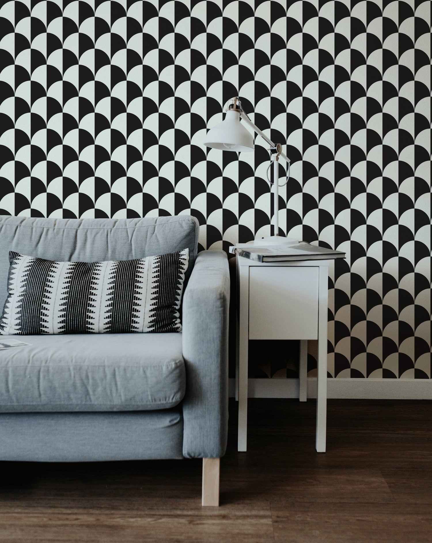 Geometric Scales Wallpaper - B830 - WallTrend