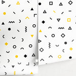 Geometric Shapes and Patterns Wallpaper - A041 - WallTrend