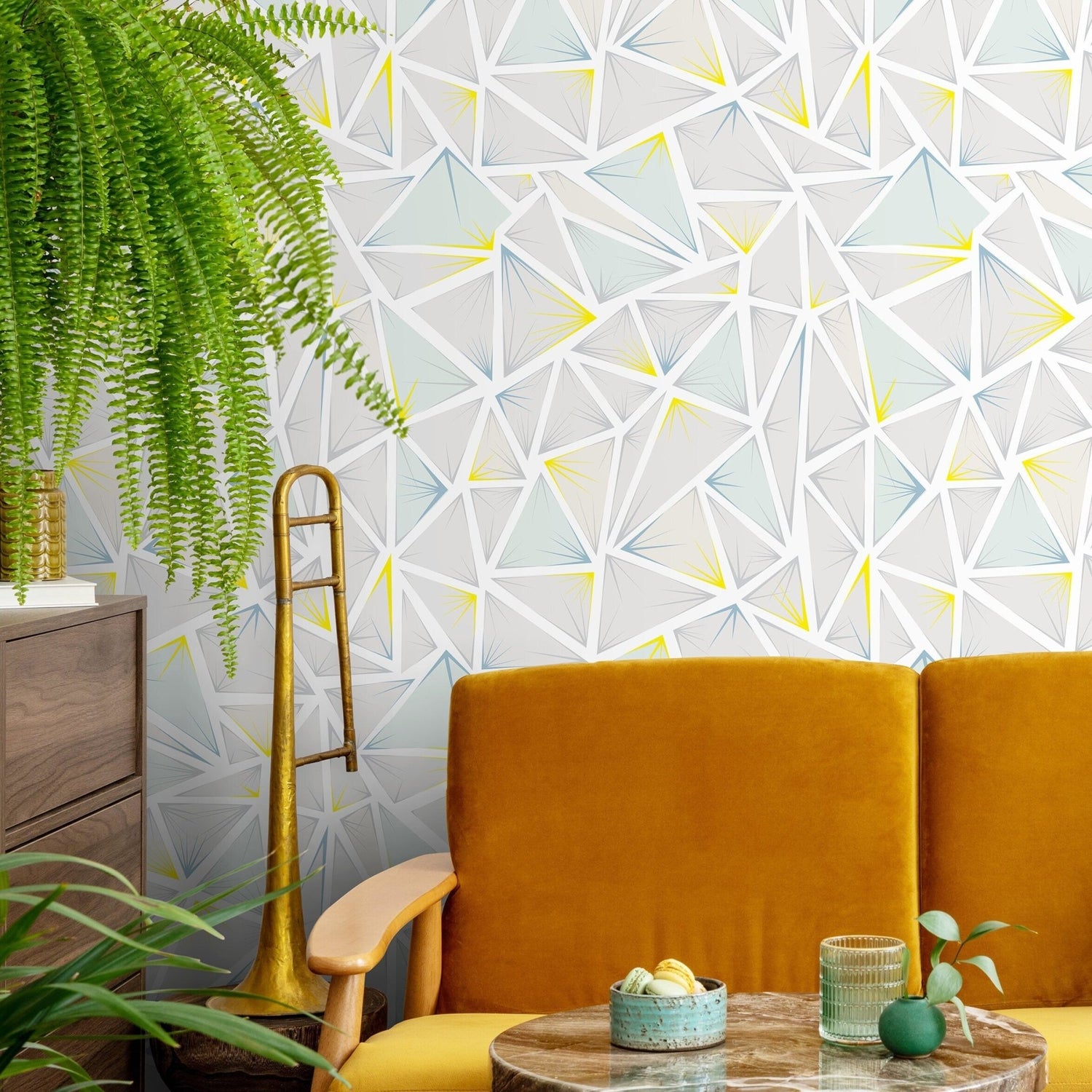 Geometric Splendor Wallpaper - A334 - WallTrend