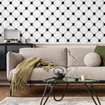 Geometric Starburst Wallpaper - A860 - WallTrend