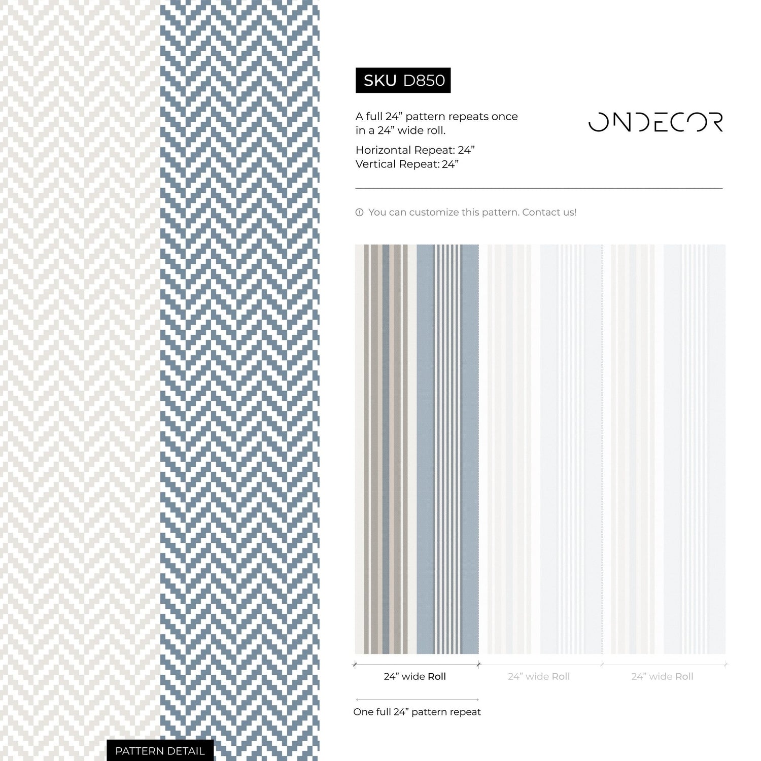 Geometric Striped Wallpaper Farmhouse Wallpaper Peel and Stick and Traditional Wallpaper - D850 - WallTrend
