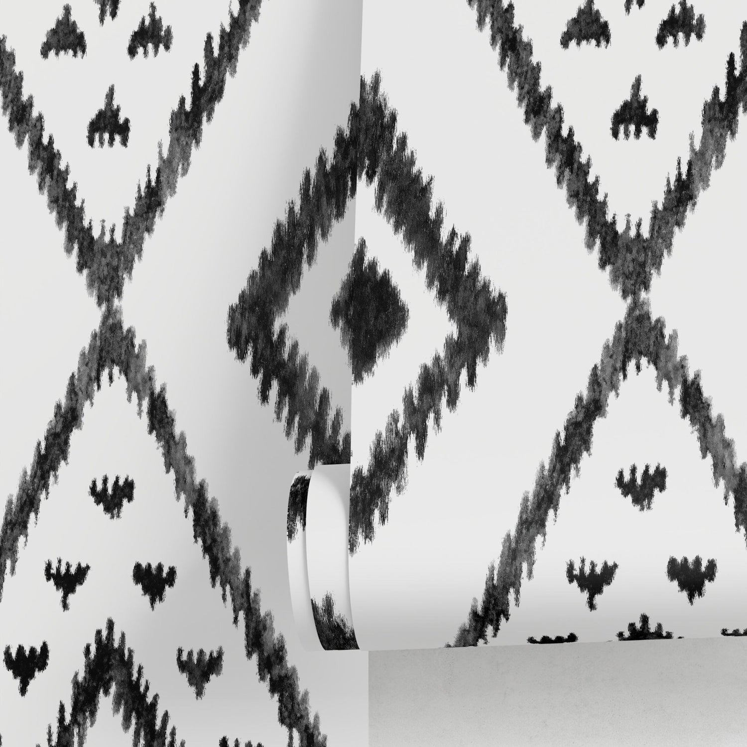 Geometric Tribal Motif Wallpaper - C848 - WallTrend