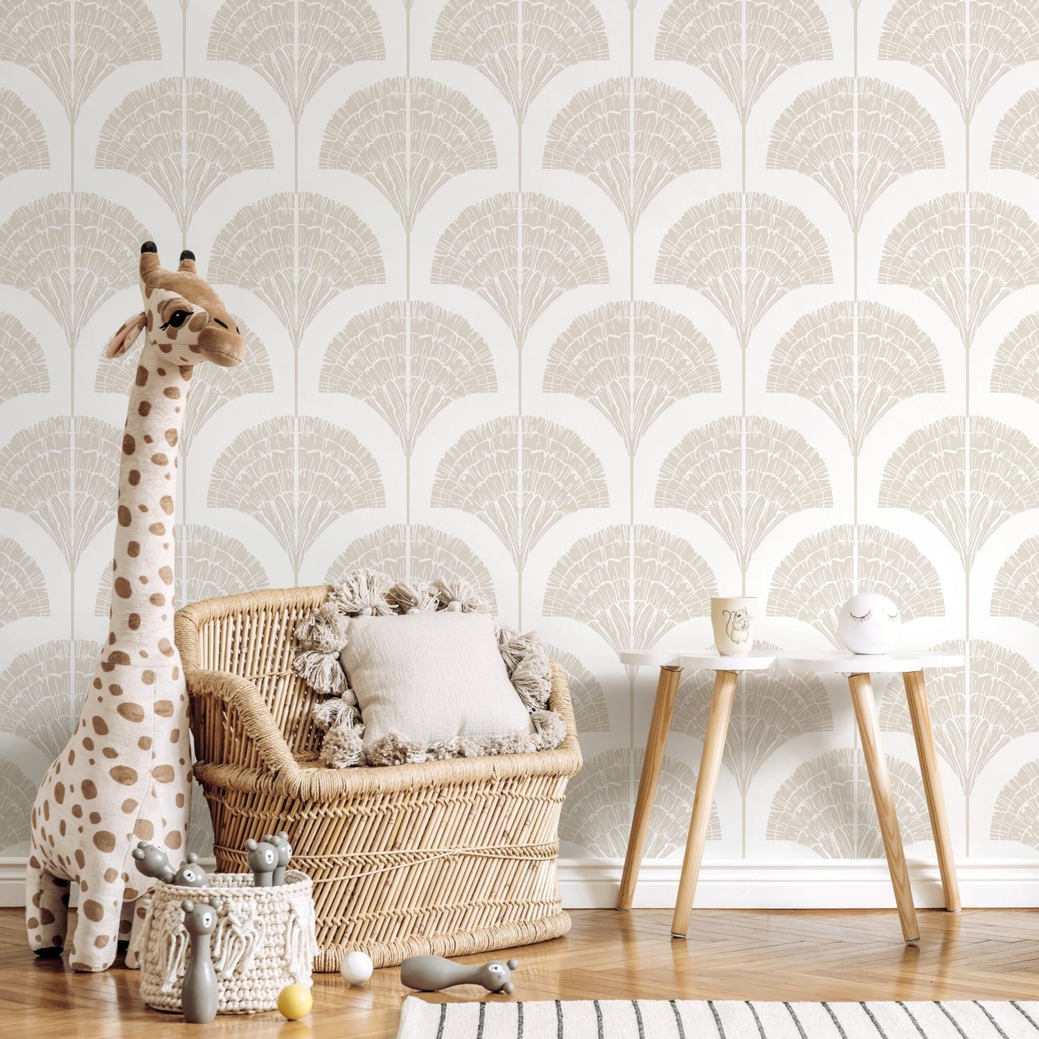 Ginkgo Leaves Pattern Wallpaper - C505 - WallTrend