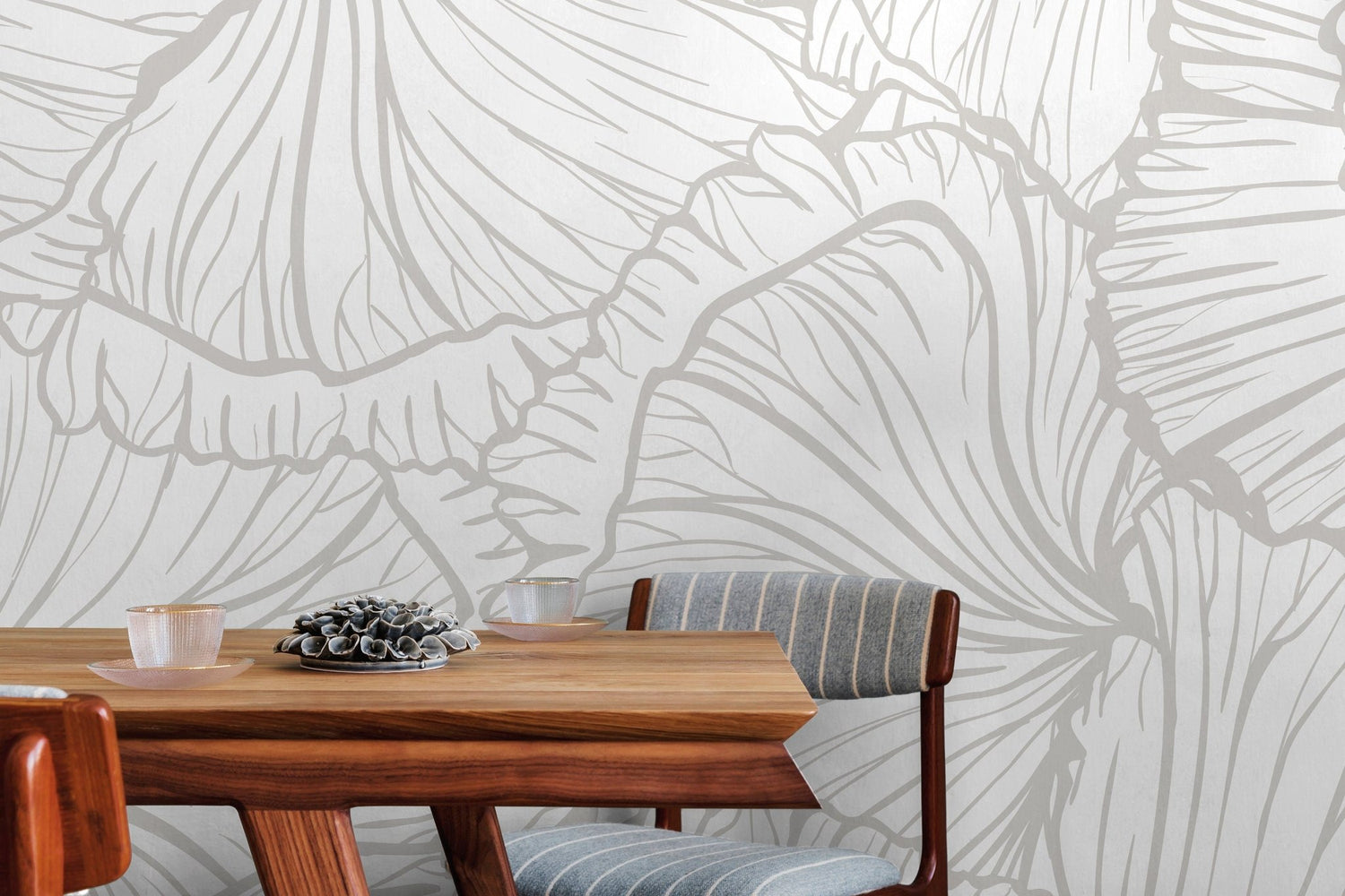 Ginkgo Leaves Wallpaper - C228 - WallTrend