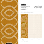 Golden Geometric Elegance Wallpaper - SKU C495 - WallTrend