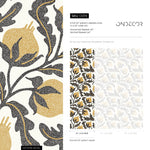 Golden Pomegranate Wallpaper - D019 - WallTrend