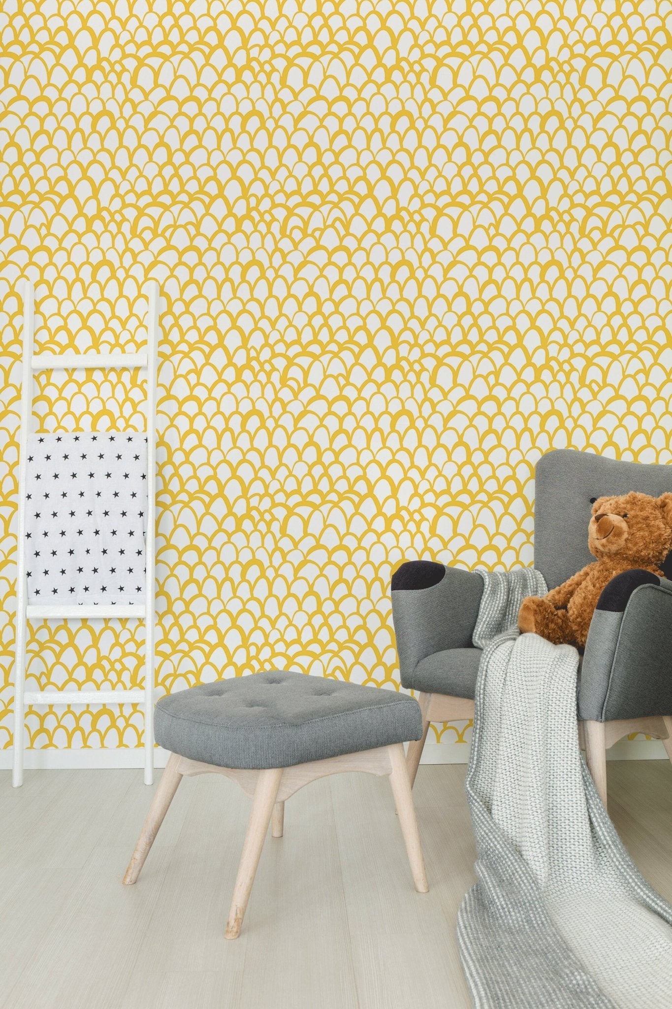 Golden Scales Wallpaper - B032 - WallTrend