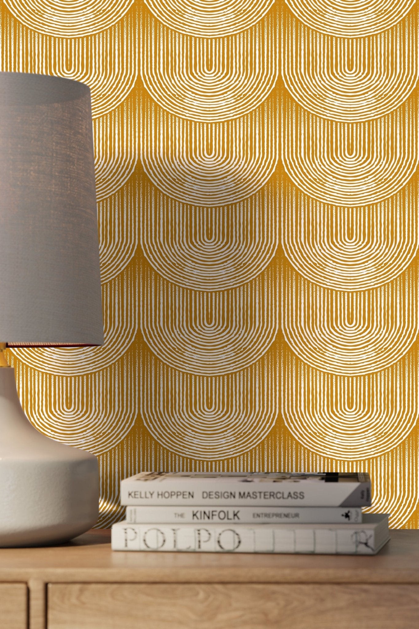 Golden Scales Wallpaper - C484 - WallTrend