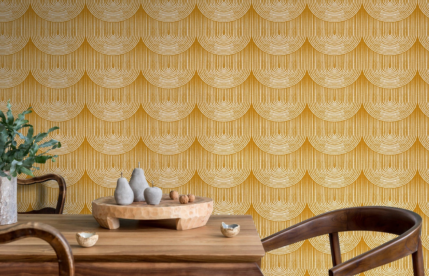 Golden Scales Wallpaper - C484 - WallTrend