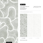 Gray Abstract Modern Wallpaper / Peel and Stick Wallpaper Removable Wallpaper Home Decor Wall Art Wall Decor Room Decor - C942 - WallTrend