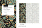 Green Victorian Vintage Wallpaper / Peel and Stick Wallpaper Removable Wallpaper Home Decor Wall Art Wall Decor Room Decor - D089 - WallTrend
