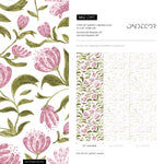 Hand Painted Floral Wallpaper / Peel and Stick Wallpaper Removable Wallpaper Home Decor Wall Art Wall Decor Room Decor - C971 - WallTrend