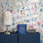 Home Decor Wallpaper Peel and Stick Wallpaper Removable Wallpaper Wall Art Wall Decor Room Decor / Floral Watercolor Wallpaper - B383 - WallTrend