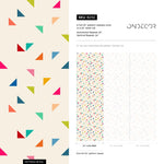 Home Decor Wallpaper Peel and Stick Wallpaper Removable Wallpaper Wall Art Wall Decor Room Decor / Geometric Colorful Wallpaper - B292 - WallTrend