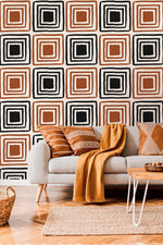 Wallpaper Peel and Stick Wallpaper Removable Wallpaper Home Decor Wall Art Wall Decor Room Decor / Modern Geometric Wallpaper - B464